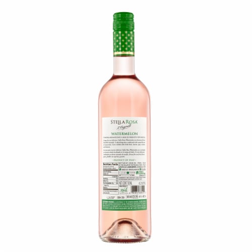Stella Rosa Watermelon Semi-Sweet Italian Rose Wine Perspective: back