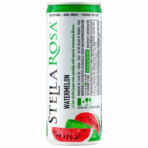 Stella Rosa Watermelon Semi-Sweet Italian Rose Wine Perspective: back