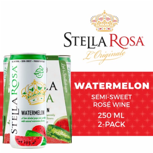 Stella Rosa Watermelon Semi-Sweet Italian Rose Wine Perspective: back