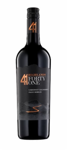 Highlands 41 Paso Robles Cabernet Sauvignon Red Wine Perspective: back