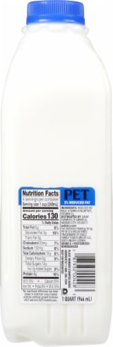 PET Dairy 2% Reduced Fat Milk Perspective: back