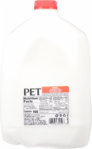 PET DairyPure Whole Milk Perspective: back