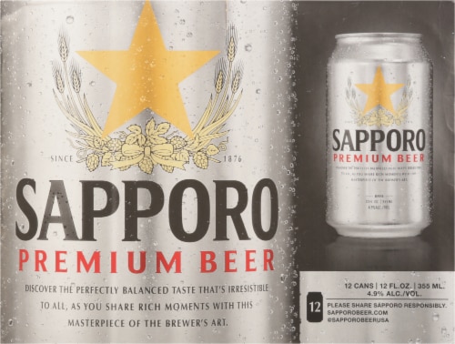 Sapporo Premium Beer Perspective: back
