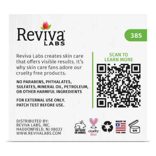 Reviva Labs® Professional Strength Night Creme Firming Elastin + DMAE Perspective: back