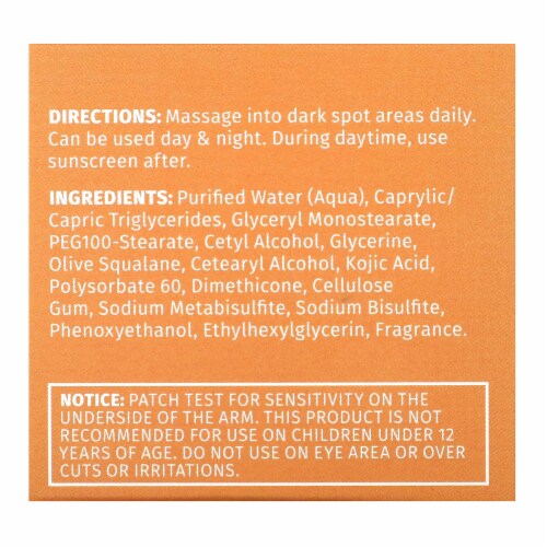 Reviva Labs Brown Spot Night Créme with Kojic Acid, 2 ounc Perspective: back