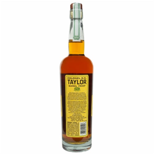 E. H. Taylor Jr. Barrel Proof Straight Kentucky Bourbon Whiskey Perspective: back