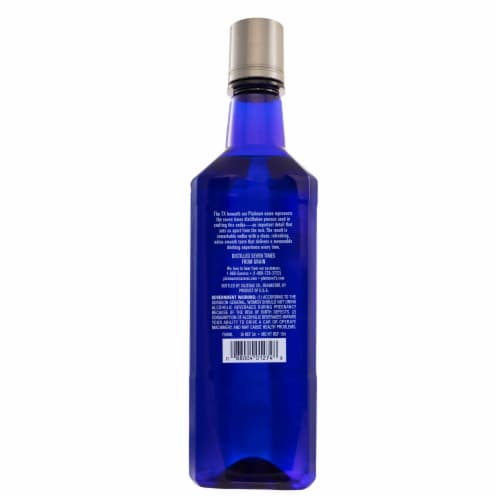 Platinum 7X Vodka - 80 Proof Perspective: back