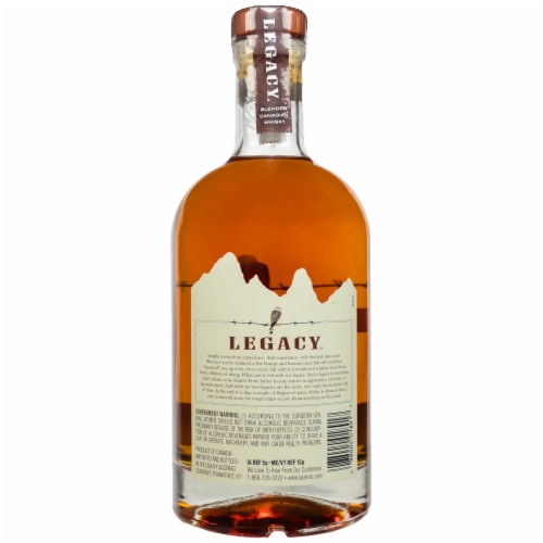 Legacy Small Batch Blended Canadian Whisky Perspective: back