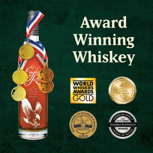 Eagle Rare 10 Year Kentucky Straight Bourbon Whiskey 90 Proof Perspective: back