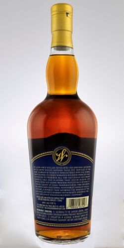 W. L. Weller Full Proof Bourbon Whiskey Perspective: back