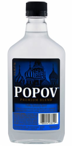 Popov® Vodka - 100 Proof Perspective: back