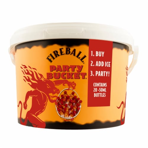 Fireball Party Bucket Cinnamon Whisky Perspective: back