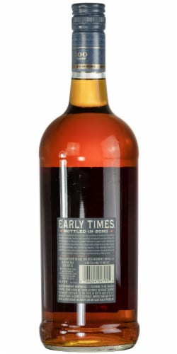 Early Times Kentucky Straight Old Style Bourbon Whiskey Perspective: back