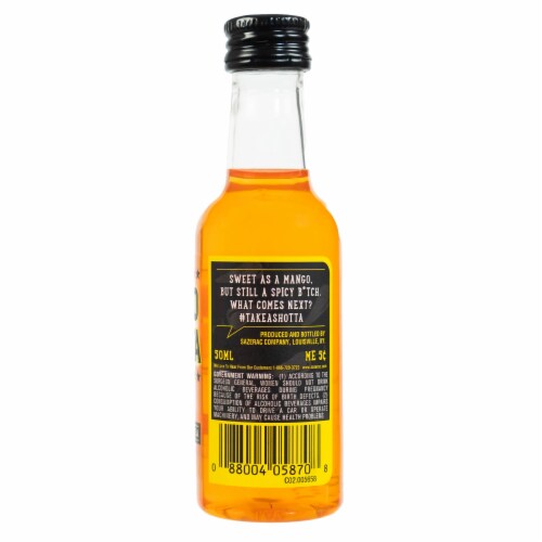 Mango Shotta Jalapeno Tequila Perspective: back