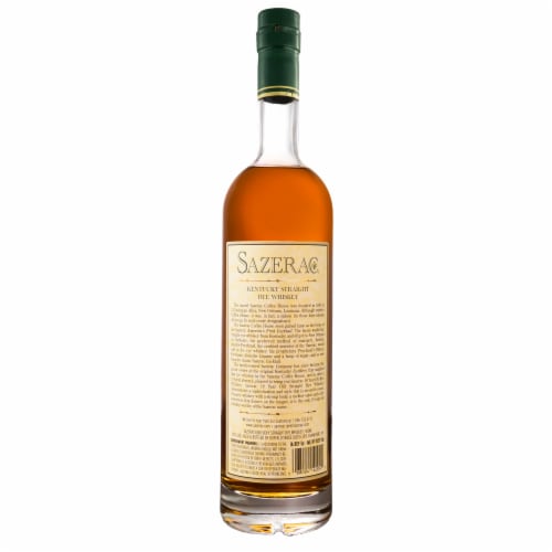 Sazerac Rye 18 Year Whiskey Perspective: back
