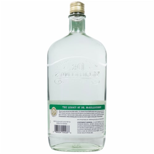 Dr. McGillicuddy's Intense Mentholmint Liqueur Perspective: back