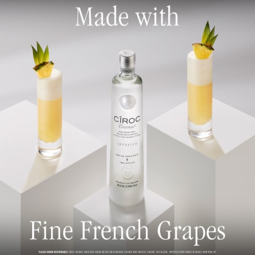 Ciroc Vodka Coconut Perspective: back