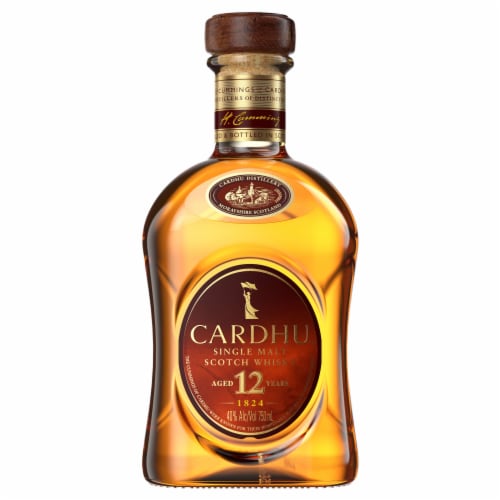 Cardhu Whisky - Single Malt Scotch 12YO Perspective: back