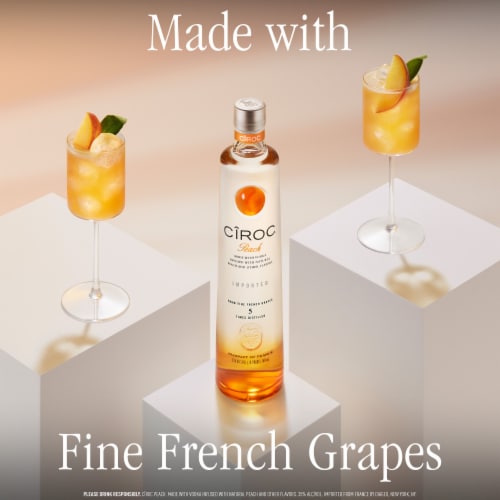 Ciroc Vodka Peach Perspective: back
