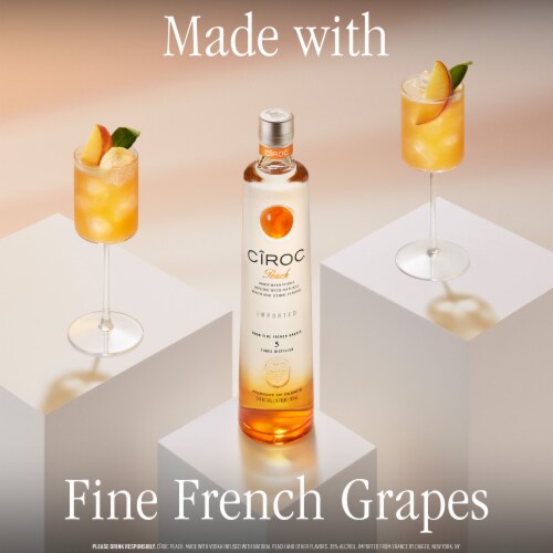 Ciroc Vodka Peach Perspective: back
