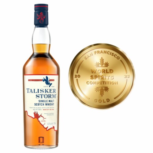 Talisker Whisky - Single Malt Scotch Storm Perspective: back