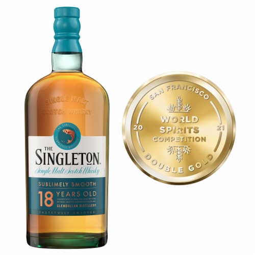 The Singleton of Glendullan 18 Year Single Malt Scotch Perspective: back