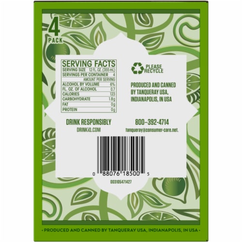 Tanqueray™ Rangpur Lime Gin & Soda Perspective: back