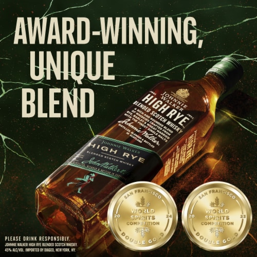 Johnnie Walker High Rye Whiskey Perspective: back