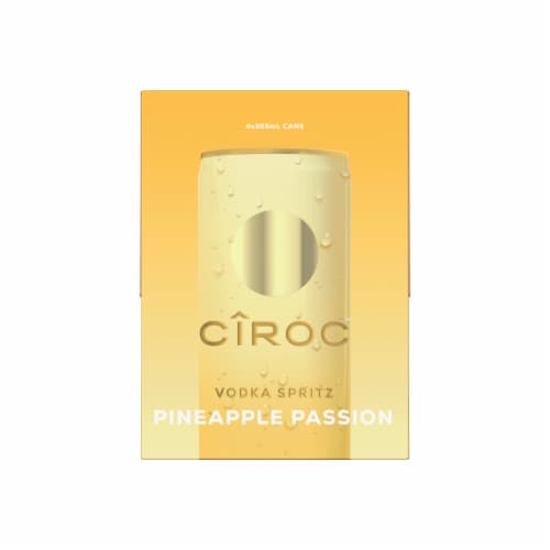 CIROC Pineapple Passion Vodka Spritz Perspective: back