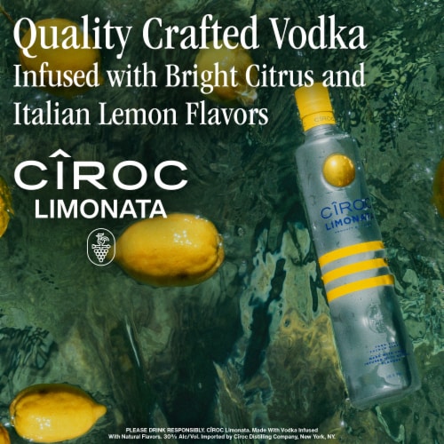 Ciroc Vodka Limonata Perspective: back