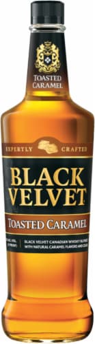 Black Velvet Toasted Caramel Canadian Whisky Perspective: back