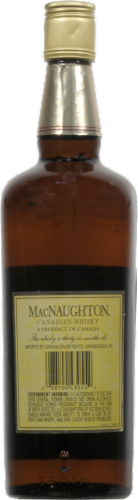 MacNaughton Blended Canadian Whisky Perspective: back