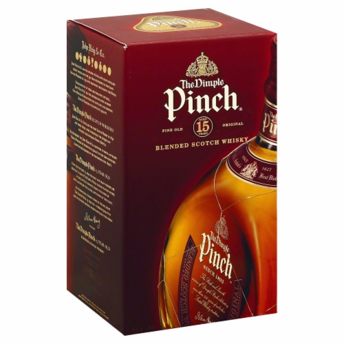 The Dimple Pinch 15 Year Old Blended Scotch Whisky Perspective: back