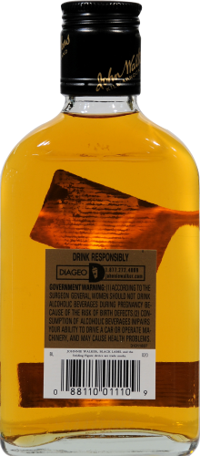 Johnnie Walker Black Label 12 Year Blended Scotch Whisky Perspective: back