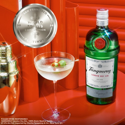Tanqueray London Dry Gin Perspective: back