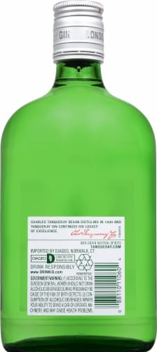 Tanqueray London Dry Gin Perspective: back
