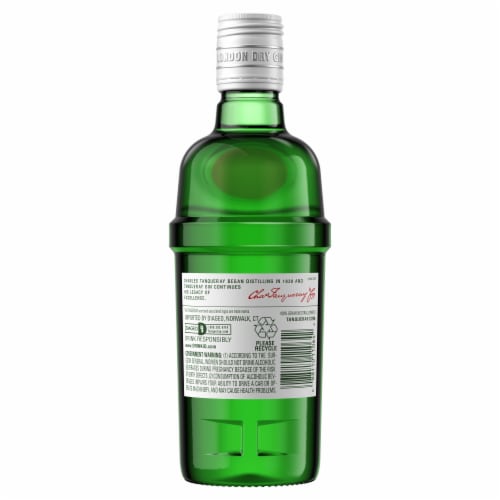 Tanqueray London Dry Gin Perspective: back