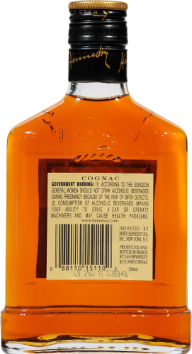 Hennessy V.S Cognac Perspective: back