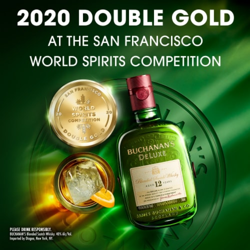 Buchanan's DeLuxe 12 Year Blended Scotch Whisky Perspective: back