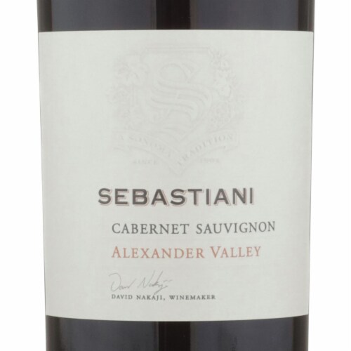 Sebastiani Cabernet Sauvignon California Red Wine Perspective: back