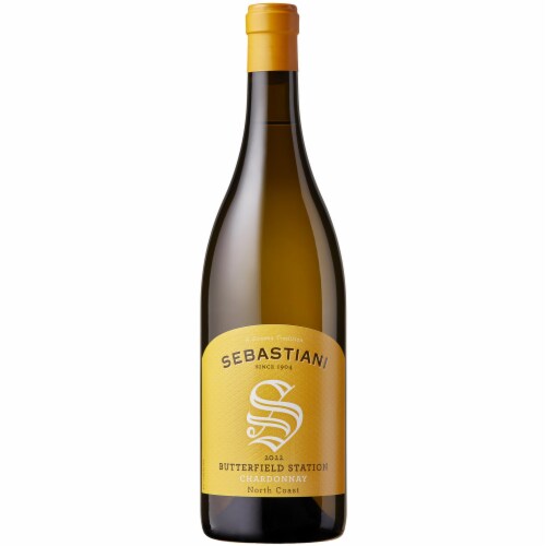Sebastiani Butterfield Station Chardonnay California White Wine Perspective: back