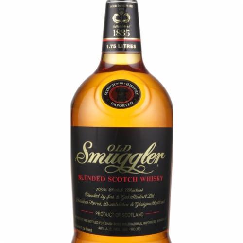 Old Smuggler Blended Scotch Perspective: back