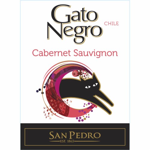 Gato Negro Cabernet Sauvignon Chile Red Wine Perspective: back