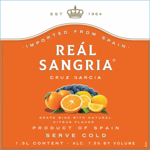 Cruz Garcia Real Sangria Perspective: back