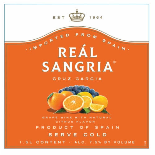 Real Sangria Spain Sangria Perspective: back