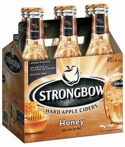 Strongbow Honey Hard Apple Cider Perspective: back