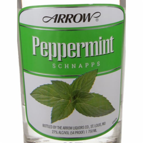 Arrow Peppermint Schnapps Perspective: back