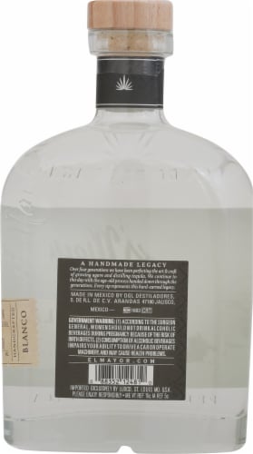 El Mayor® Blanco Tequila Perspective: back