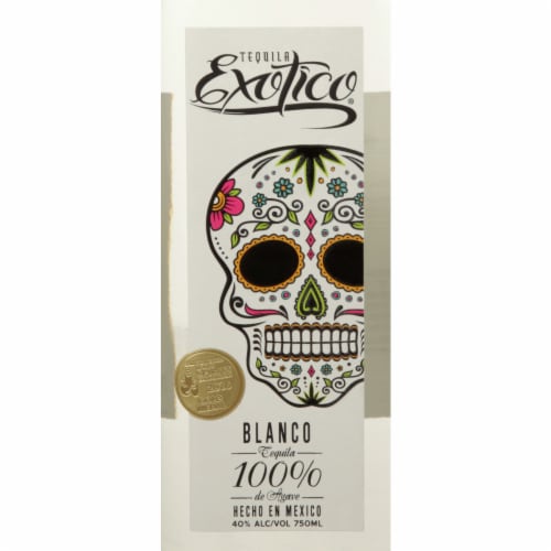 Exotico Tequila Blanco Perspective: back