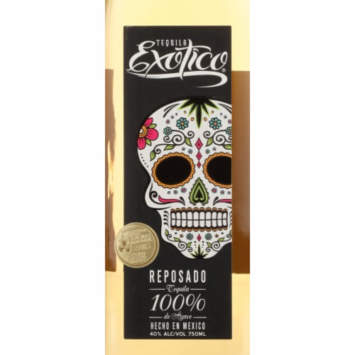 Exotico Tequila Reposado Perspective: back